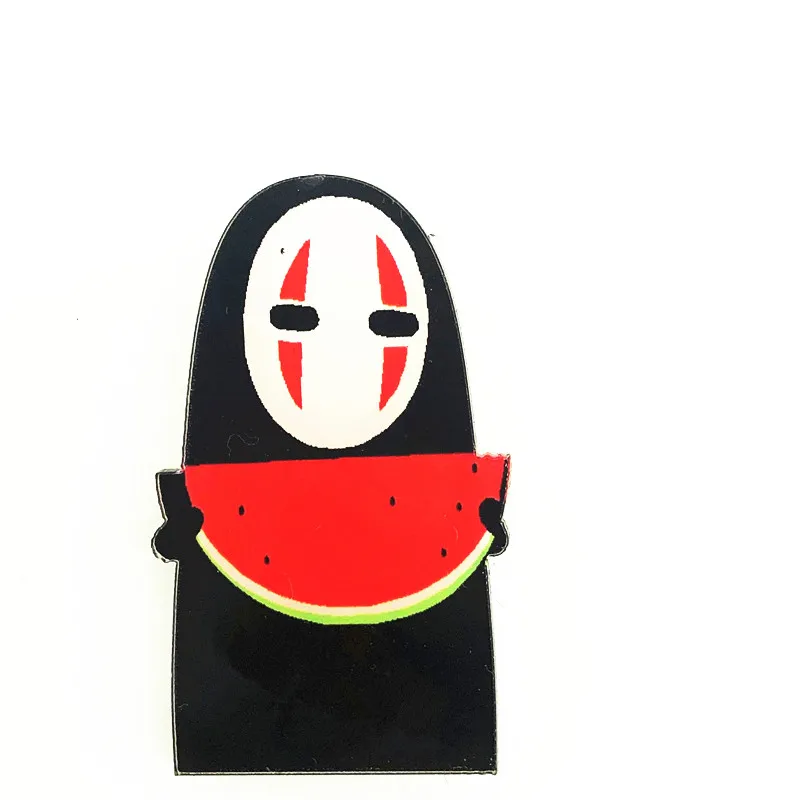 1 шт. милые аниме из мультфильмов без лица Мужская акриловая брошь Kawaii значки