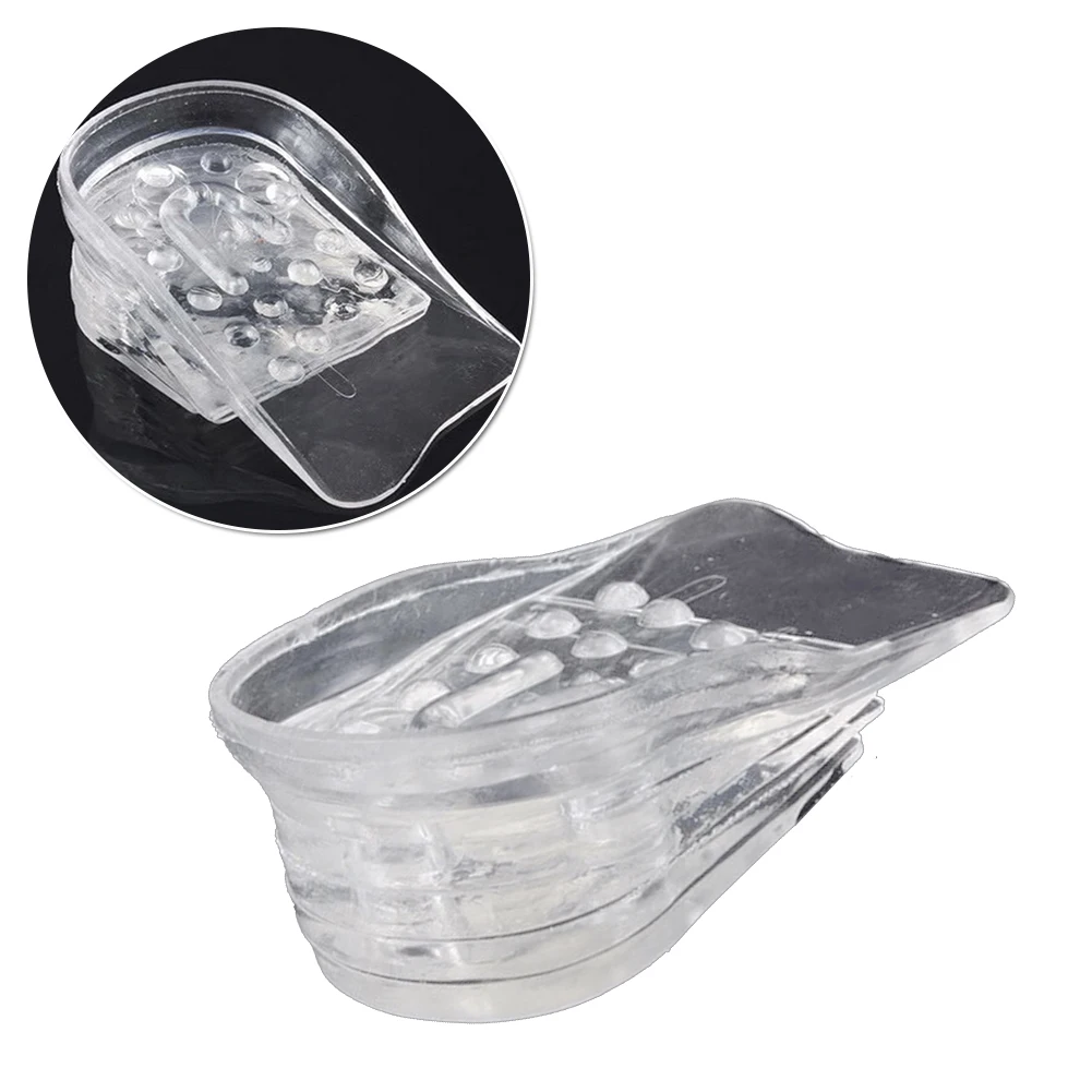 

Silicone Increase Heel Support Pad Shock Cushion Orthotic Insole Plantar