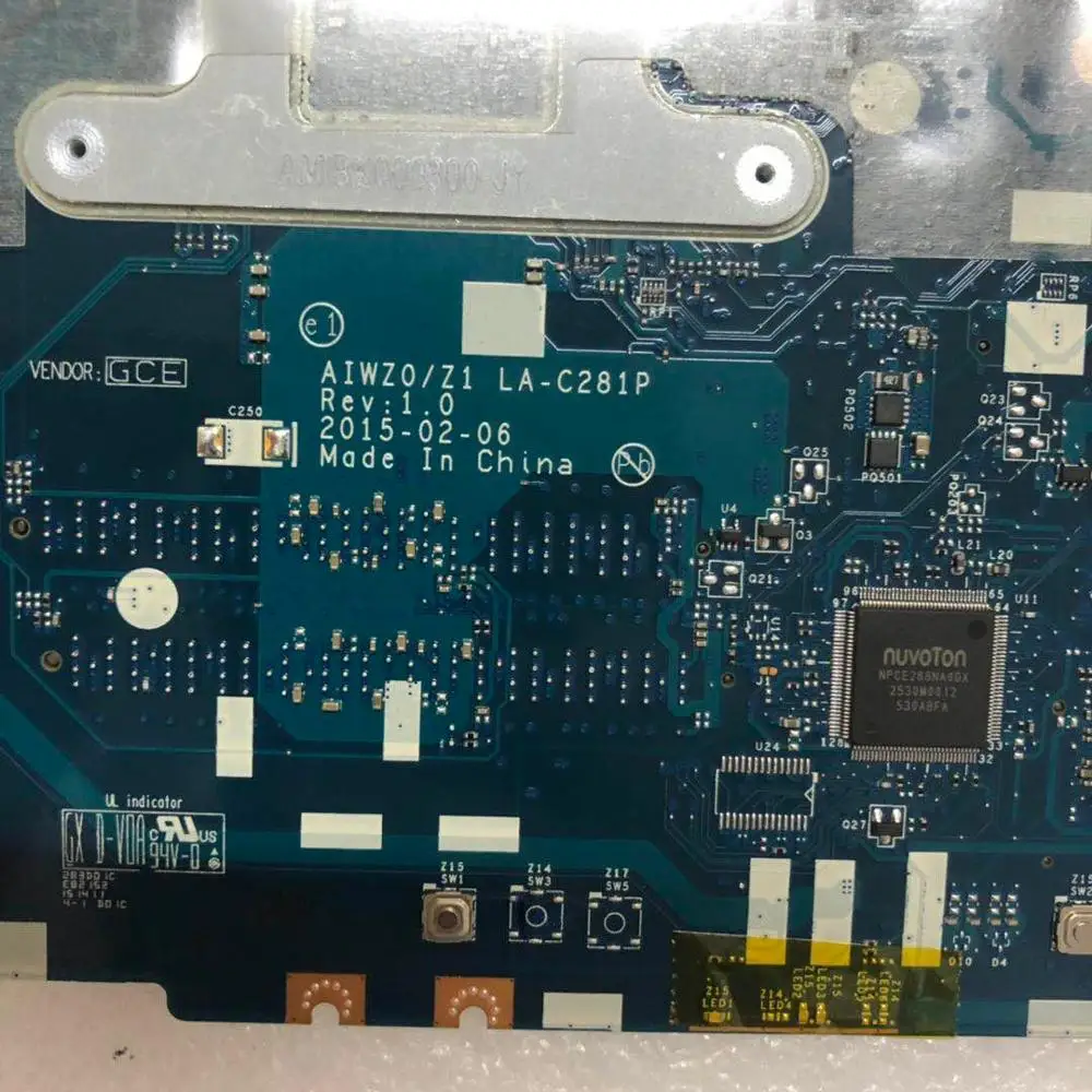 LA-C281P Z51-70 независимая материнская плата для ноутбука I7-5500U 2G номер FRU 5B20J23635 5B20J23587