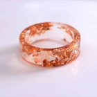 1 предмет Новинка Egelant классическое обручальное кольцо для женщин девушек цепочка на счастье очаровательный красивый колец из смолы прозрачный палец декор кольцо женских украшений