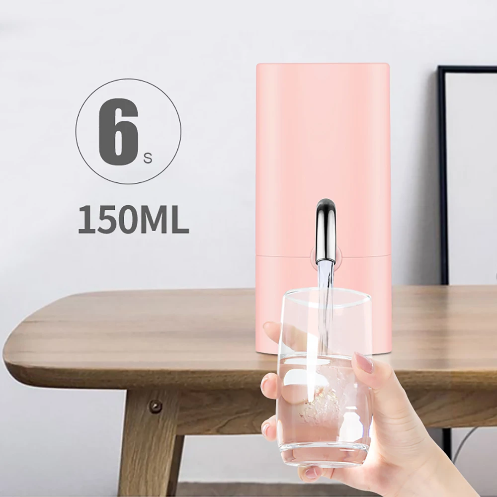 Бутылка для воды насос usb зарядка Автоматическая питьевая вода портативный