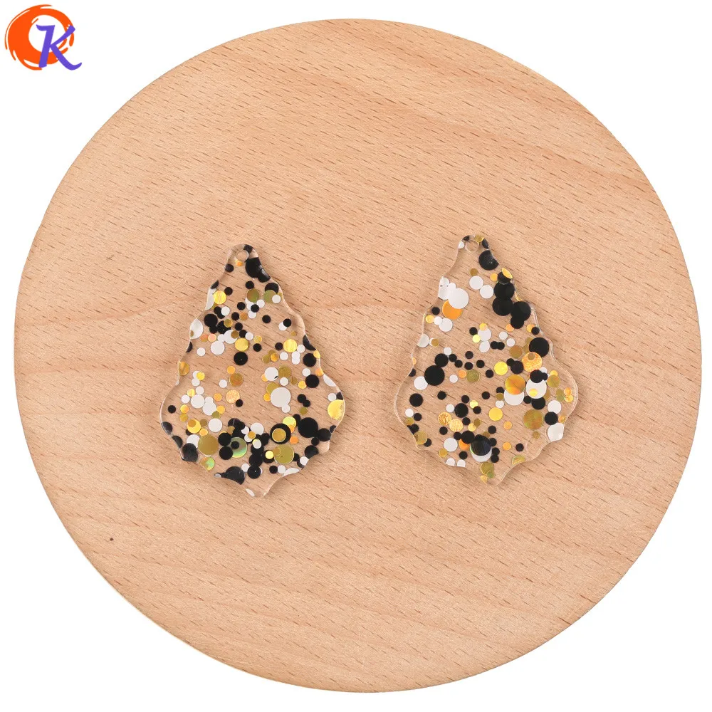 

Cordial Design 27*37mm 100Pcs Jewelry Accessories/Hand Made/Earrings Connectors/Drop Shape/Earring Findings/DIY Making