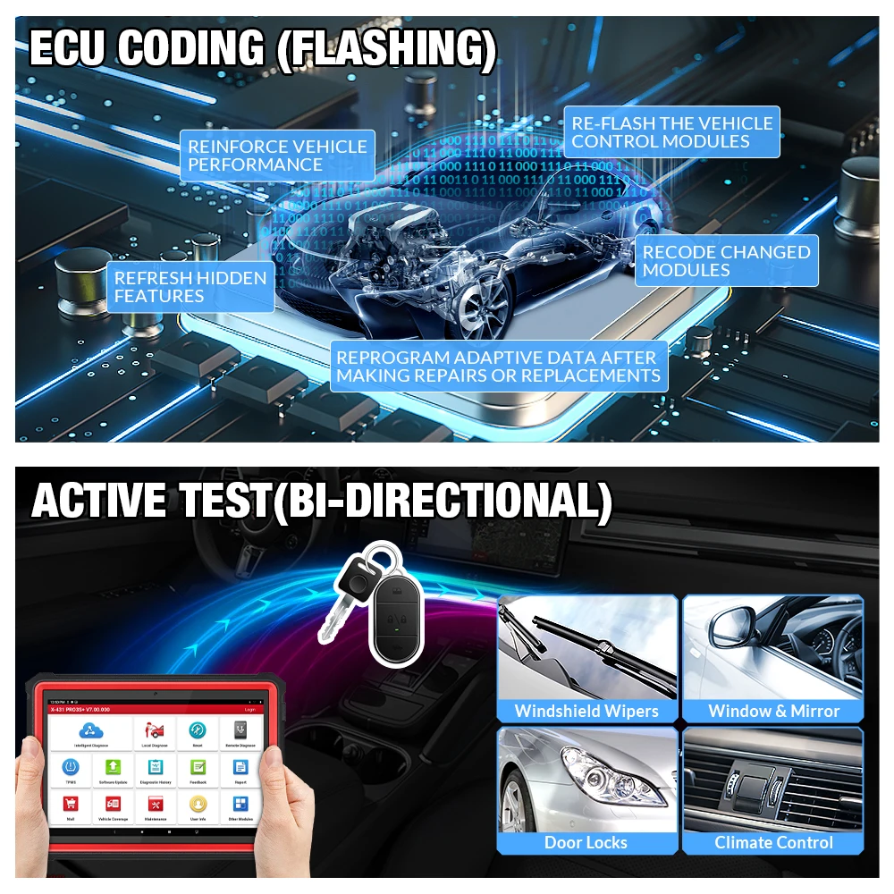 Запуск X431 PRO3S + X-PROG 3 Автомобильные диагностические инструменты ключевой