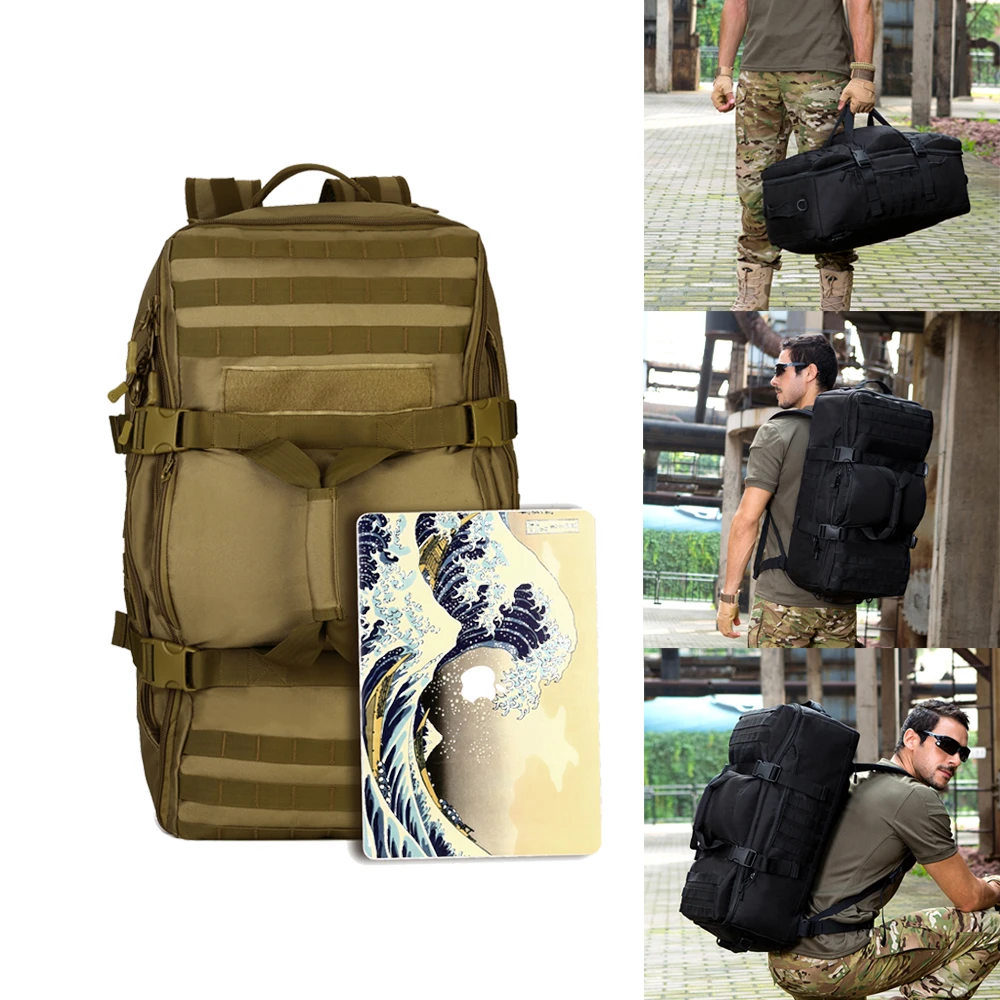 Sinairsoft 60L Открытый тактический Спорт Восхождение нейлон Для мужчин мешок Военное