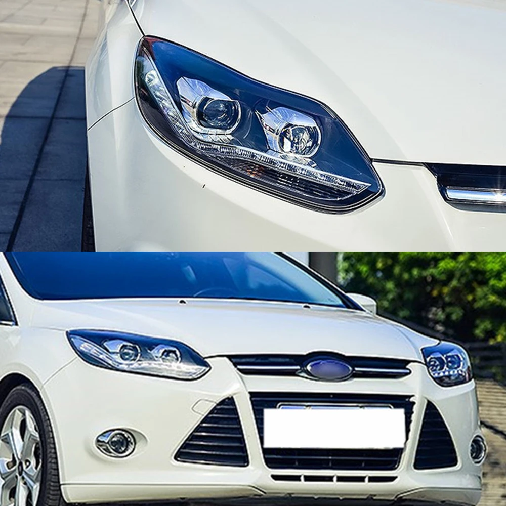 2 шт. светодиодный налобный фонарь для Ford Focus 3 головной светильник s 2012 2013 2014