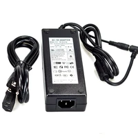10pcs 120w ac 100v 240v converter adapter dc 12v 10a power supply with power cord cable plug acdc adapter led transformer