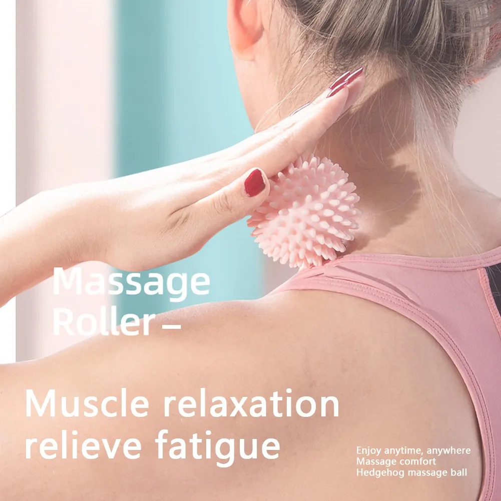

Durable PVC Spiky Massage Ball Sport Fitness Hand Foot Pain Relief Plantar Fasciitis Reliever Hedgehog
