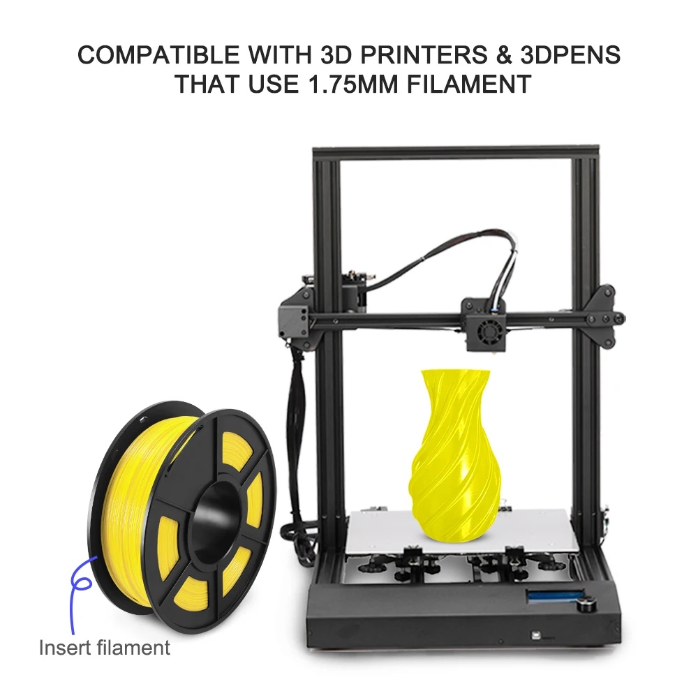 KAIGE PETG Filament 1.75mm 1KG Printing Material 100% No Bubbles High Transparency Good toughness For Creative 3D Printing