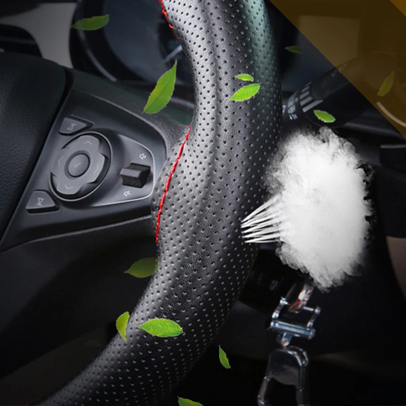 4 цвета искусственная кожа 38 см|Чехлы на руль| |