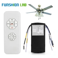 funshion universal ceiling fan lamp remote control kit ac 110 240v timing setting switch adjuste wind speed transmitter receiver