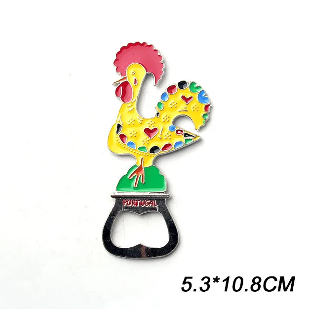 Новый модный металлический магнитный Открыватель для бутылок на холодильник