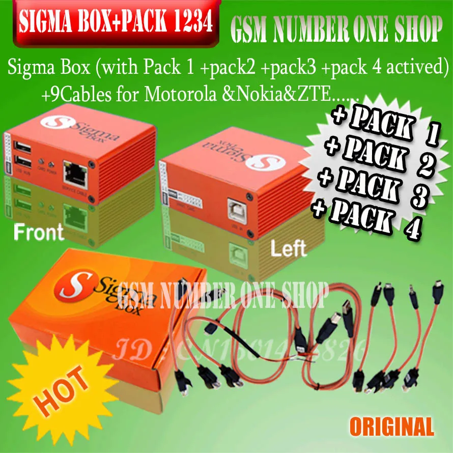2020 Newest 100% Original Sigma box + pack1 2 3 4 / 9 Cable Pack 1 +Pack new update for huawei ..... | Мобильные телефоны и