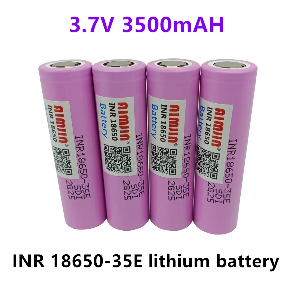 

Newest 20-200 PCS 100% OriginINR 18650 35e 3.7V 3500mAh 13A Discharge Lithium Battery 3.7v Rechargable Battery Lithium Battery