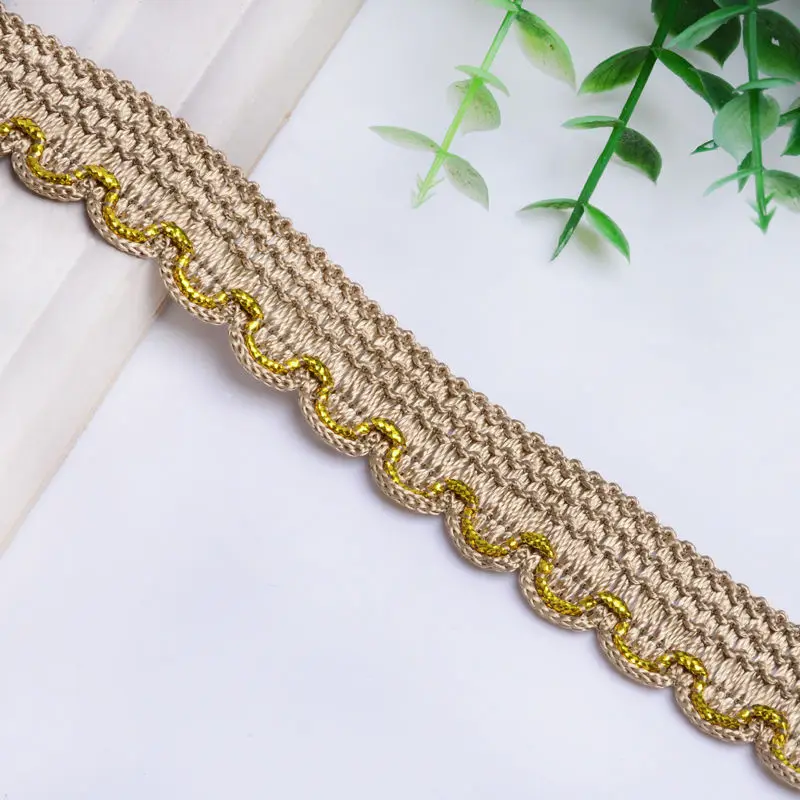 12Yards Lace Ribbon Curtain Lamp Sofa Pillow Edge Tapestry Braid Trim Fringe DIY Accessories For Sewing Home Decoration | Дом и сад