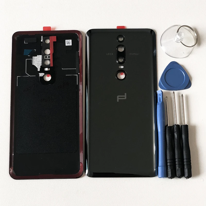 Axisinternational для 6," huawei mate RS Porsche дизайн стеклянная задняя крышка батарейного отсека чехол+ стеклянная линза+ вспышка+ рамка для камеры