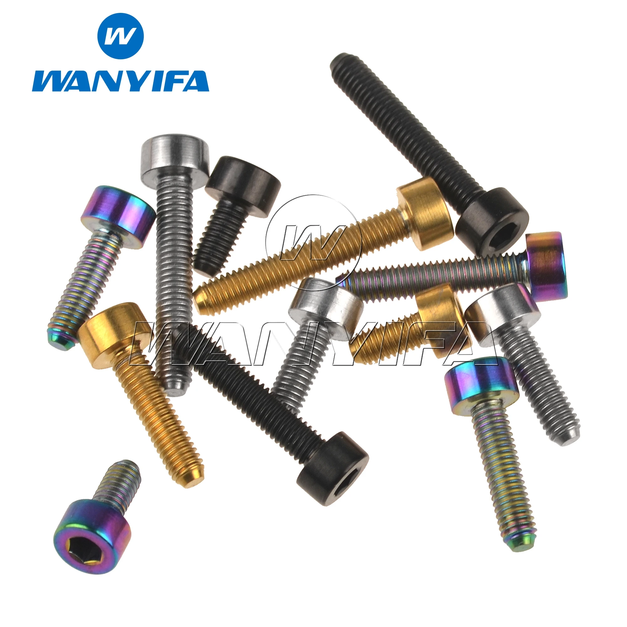 Титановый болт Wanyifa M3x 6 8 10 12 15 18 мм шестигранный ключ винты для стигмы авиационных
