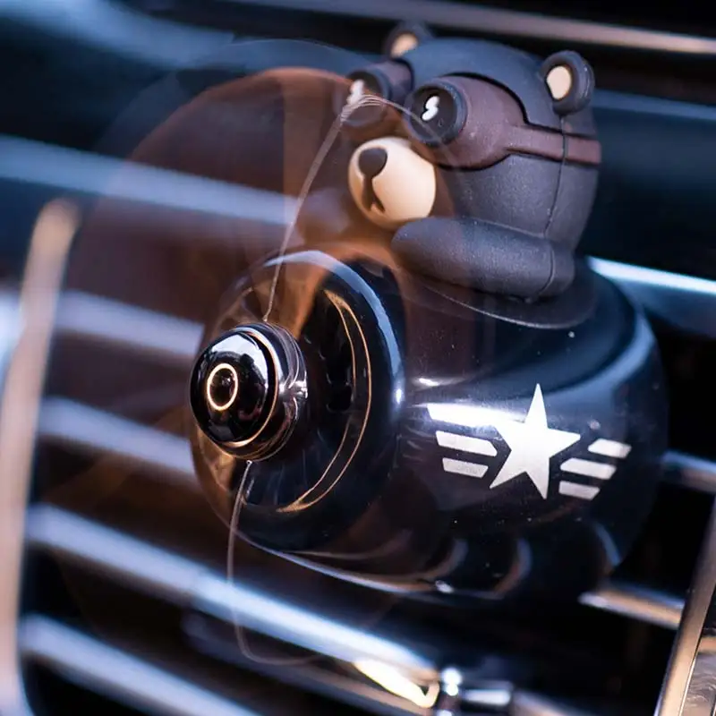 Автомобильный освежитель воздуха ароматерапия вращающийся пропеллер воздушный