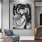Домашний декор холст удзумаки дзюнцзи Ито фанат картины на стену картины Современные Ужасы аниме модульный постер для гостиной