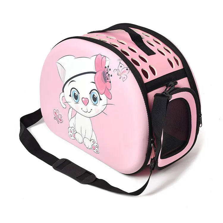 

Manufacturer's new cartoon animal pattern backpack, easy to carry, safe and breathable, pink girl cute cat bag