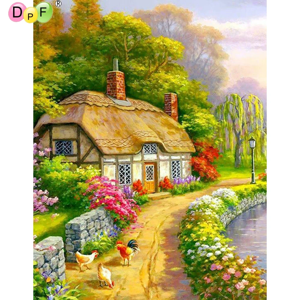 

DPF 5D круглая/квадратная алмазная живопись, вышивка крестиком, рукоделие, алмазная вышивка, мозаика, наборы для вышивки, домашний декор
