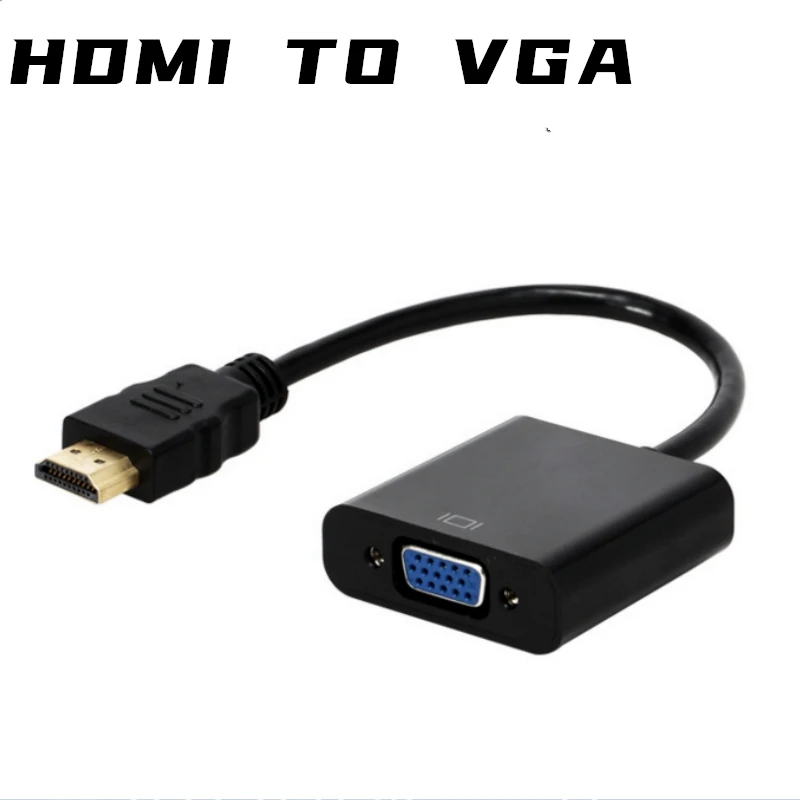 Адаптер HDMI к VGA 1080P 720P кабель для HD TV Xbox PS4 ПК ноутбука ТВ приставки проектора| |