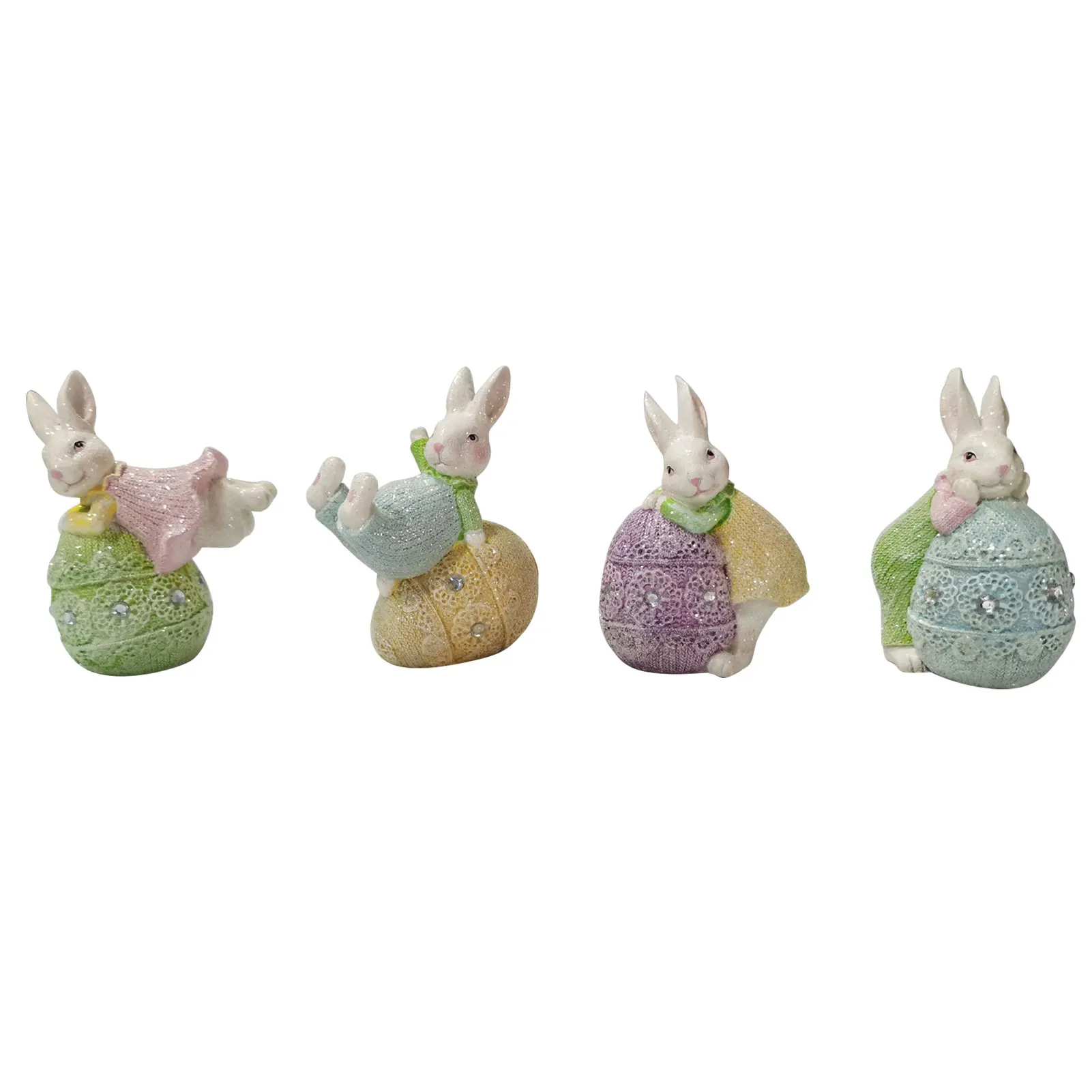 

Милый кролик из каучука в скандинавском стиле, украшение для гостиной, настольное украшение, креативный подарок для творчества, украшение д...