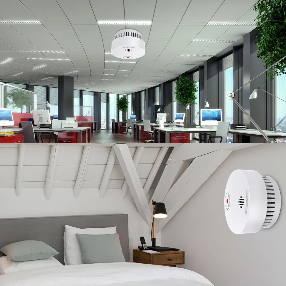 CPVan огонь дымовые датчики дымовой датчик сигнализации беспроводной пожарный