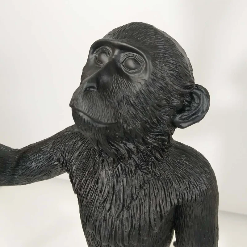 

Nordic Vintage Hemp Rope Seletti Monkey Lamp Monkey Lamp Resin Monkey Lamp Rope Seletti Hanging Monkey Lamp Loft Decor Fi