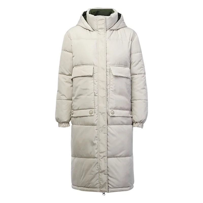 

2019 New Winter Hooded Down Coat Fur Padded Women Long Thick Warm Jacket Female Long Outwear Plus Size Coats