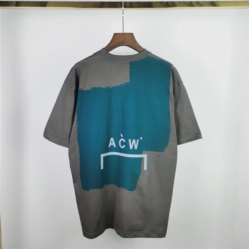 

Industrial Style Color Block Paint Graffiti A-COLD-WALL T-Shirt Men Women 1:1 Best Quality ACW T Shirts Top Tee