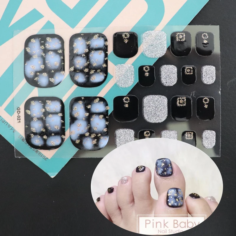 Наклейки для ногтей на ногах водостойкие нетоксичные 22 шт./партия | Красота и