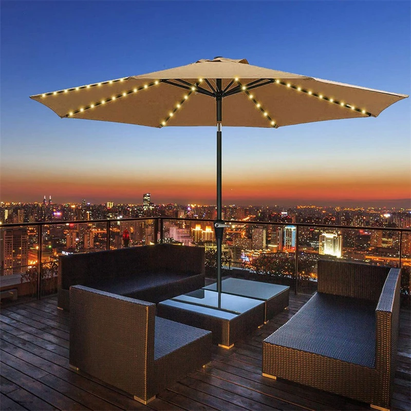 104 светодиодный зонтик для внутреннего дворика садовый лампа IP67