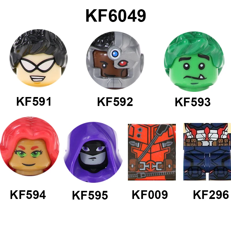 

Популярные строительные блоки из серии фильмов, одиночная распродажа, фигурки героев, развивающие игрушки для детей, подарки KF6049