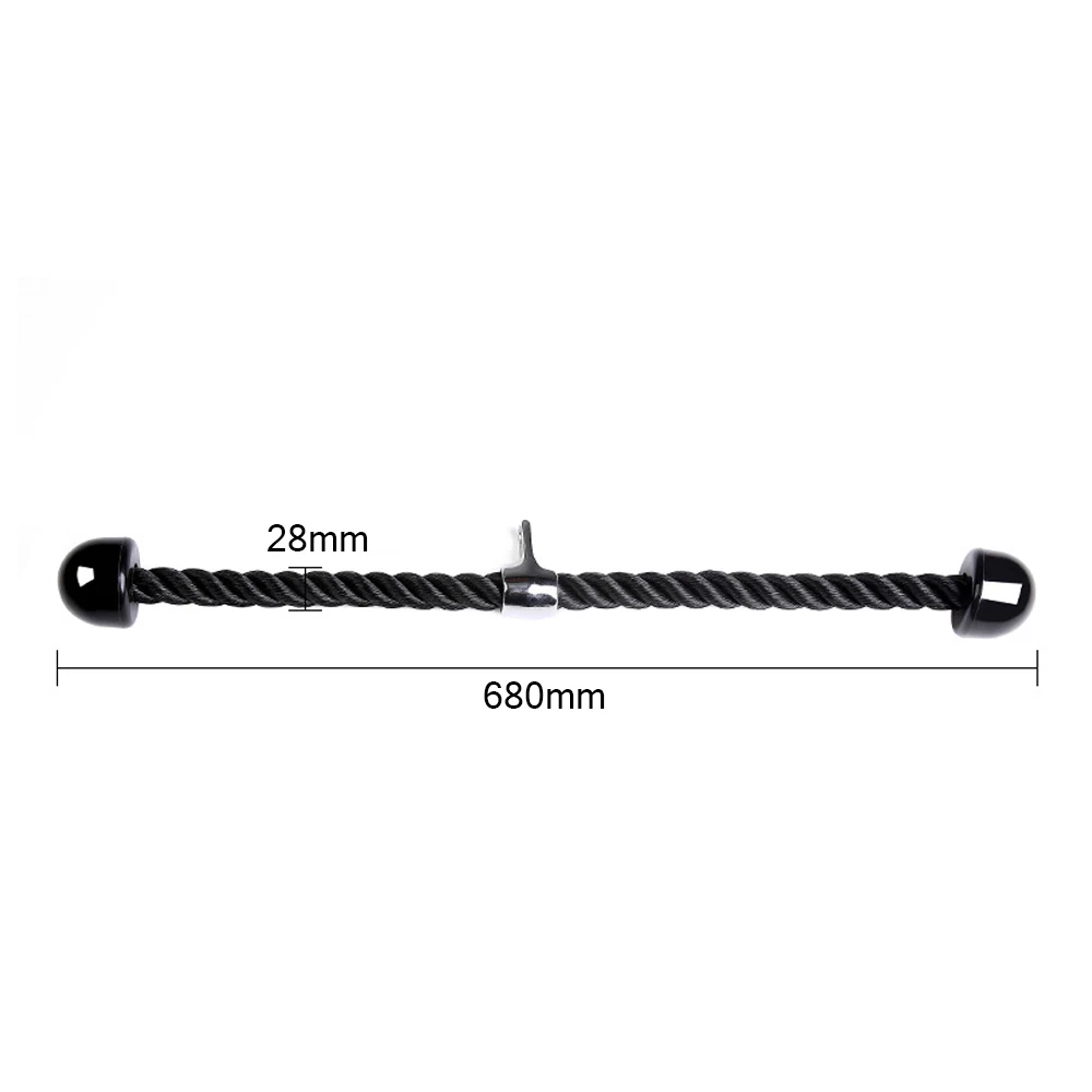 

Tricep Rope Abdominal Crunches Cable Attachment Pull Down Laterals Biceps Training Fitness Body Building Pull Rope Tricep Rope