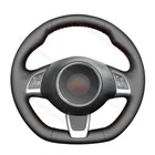 Ручная работа, искусственная кожа, черный цвет, для Abarth 500 500C 595 595C 2009-2016 Fiat 500 GQS 500C S Linea