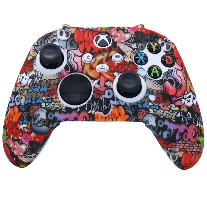 Новинка 2021 силиконовый чехол для контроллера Xbox серии X/S разноцветный защитный