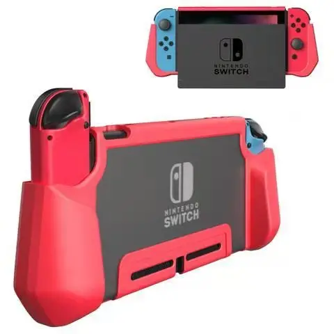 

For Nintendo Switch Case MUMBA Series Blade TPU Grip Protective Cover Dockable Case Compatible with Console & Joy-Con Controller