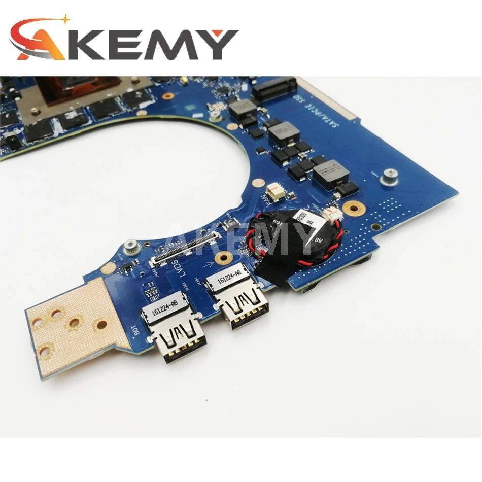 SAMXINNO For ASUS S7VS GL702V GL702VS GL702VSK Laotop Mainboard GL702VS Motherboard with i7-7700HQ GTX 1070/8GB