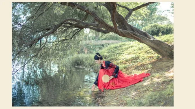 Новое платье Hanfu, Женский Классический танцевальный костюм, народное платье, Древний китайский стиль Hanfu, танцевальный костюм, одежда для сцены