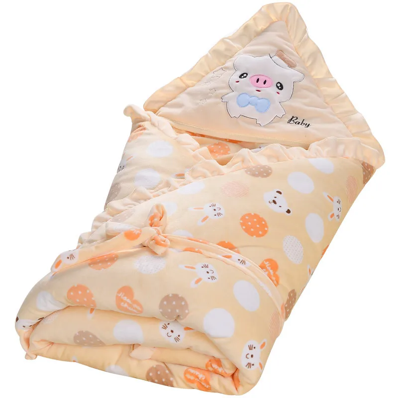 

Newborn Quilt Four Seasons Universal Thickening Warm Quilt for Babies Mother Baby Bedding Soft Breathable Printing Hug Blanket