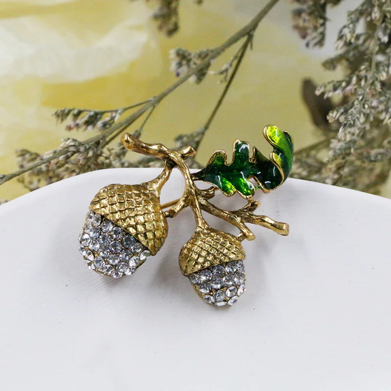 

Oriental charm new plant flower series cactus lotus creative personality high-end oil drop unisex brooch brooch L6