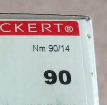 Nm90(14) Оригинальная игла для вышивания Groz Beckert DB X K5 Nm 90/14 100/16 110/18 Tajima Barudan SWF китайские детали для вышивальной машины - Цвет: Nm90(14)