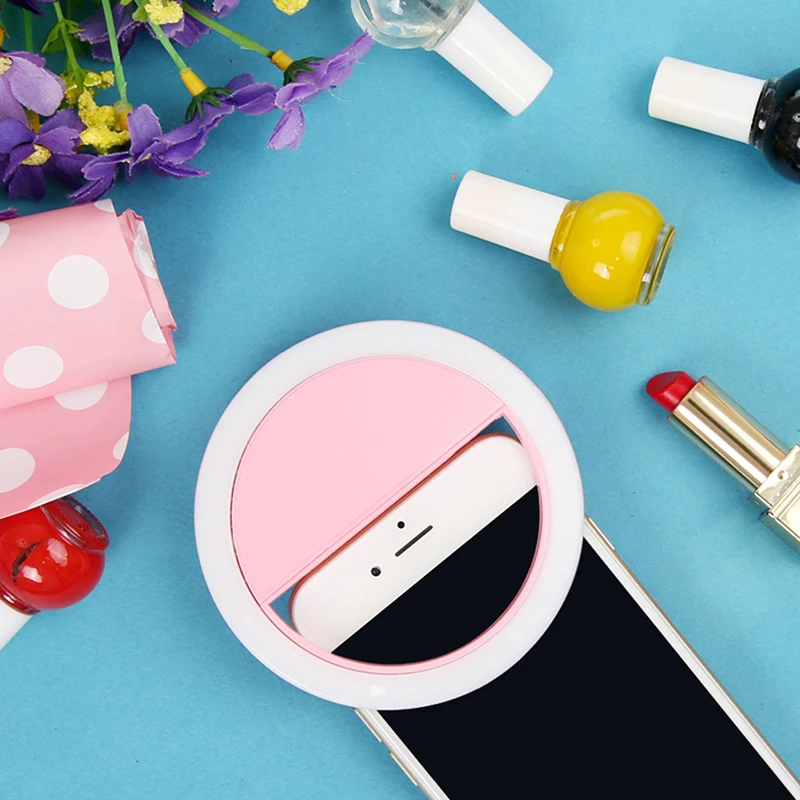 

maelovely Selfie LED Light Ring Flash Fill Clip Camera For Phone Tablet iPhone Samsung USB