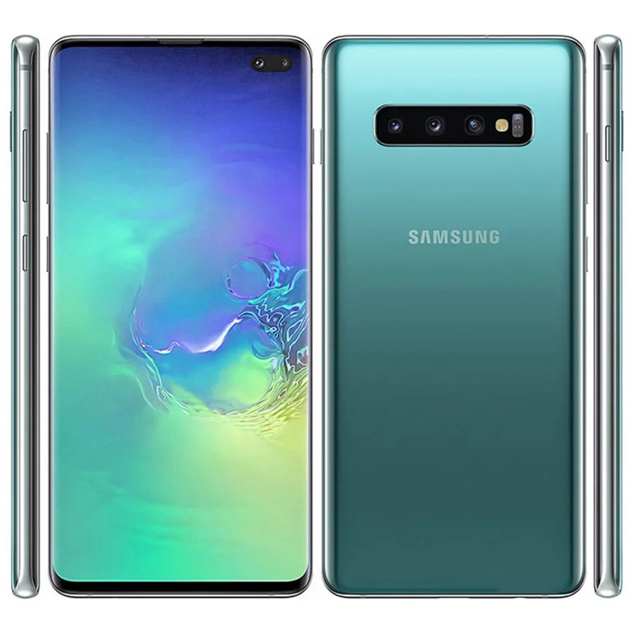 New Original At&T Version Samsung Galaxy S10+ S10 plus G975U 8GB 128GB Mobile Phone Snapdragon 855 6.4" 5 Camera NFC 4G Phone