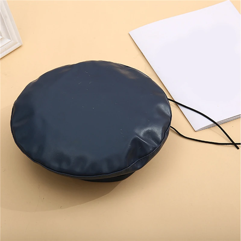 Береты женские из искусственной кожи модная художественная Кепка однотонные