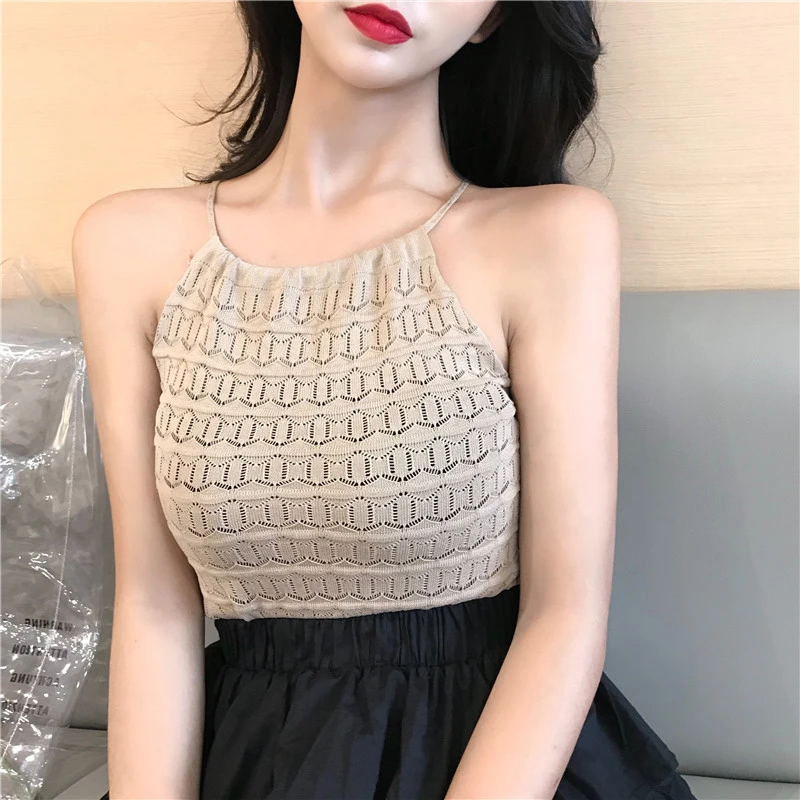 

Повседневные Женские однотонные топы, топы, женские топы без рукавов на тонких бретельках, женские модные летние футболки