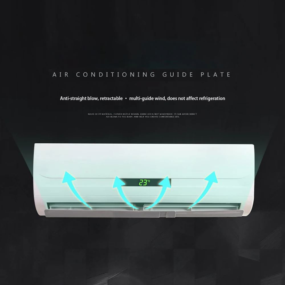 Подвесной дефлектор кондиционера для ветрового стекла противоударный бытовой