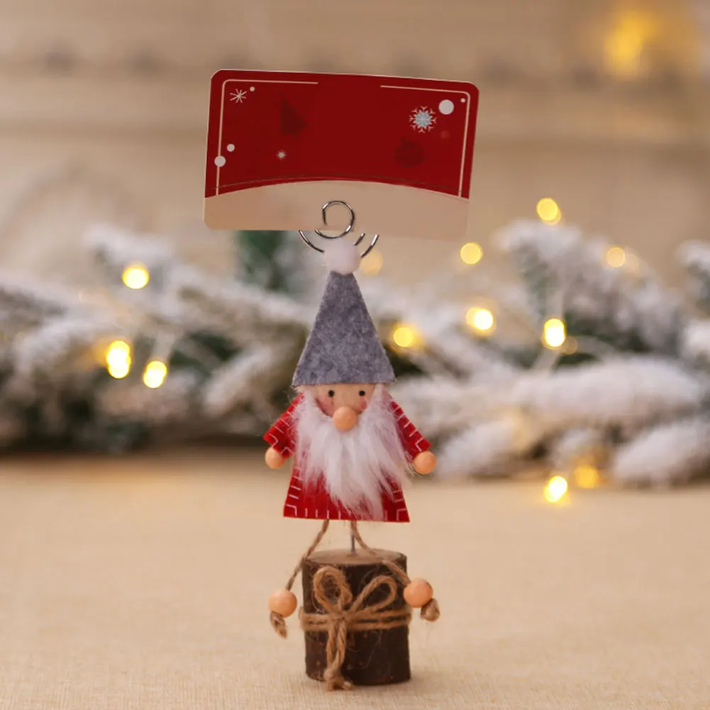 Деревянная подставка меню Изображение отображения держатель карточки с именем