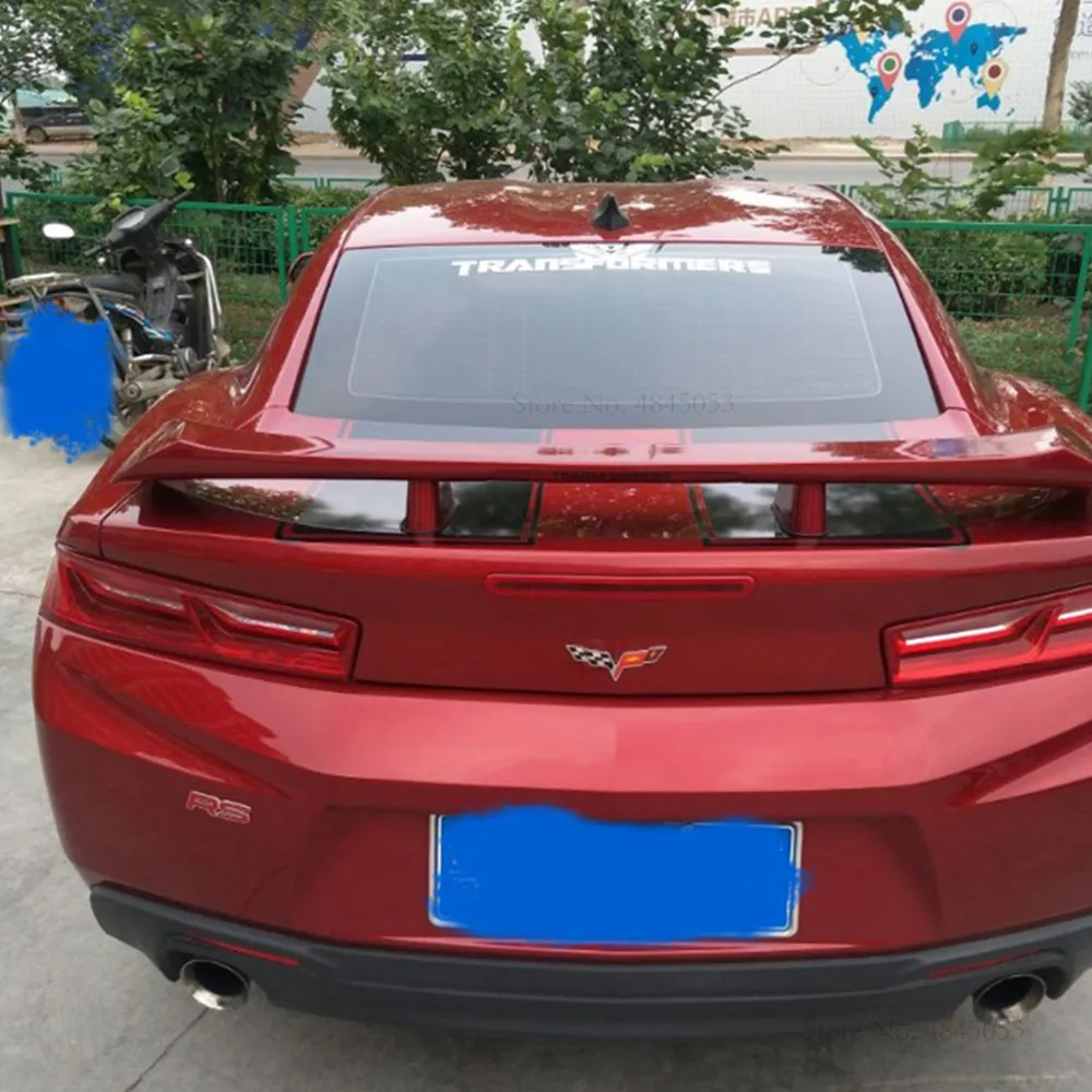 AITWATT для Chevrolet Camaro 2010-2017 АБС-пластик Неокрашенный задний Багажник крыло спойлер на