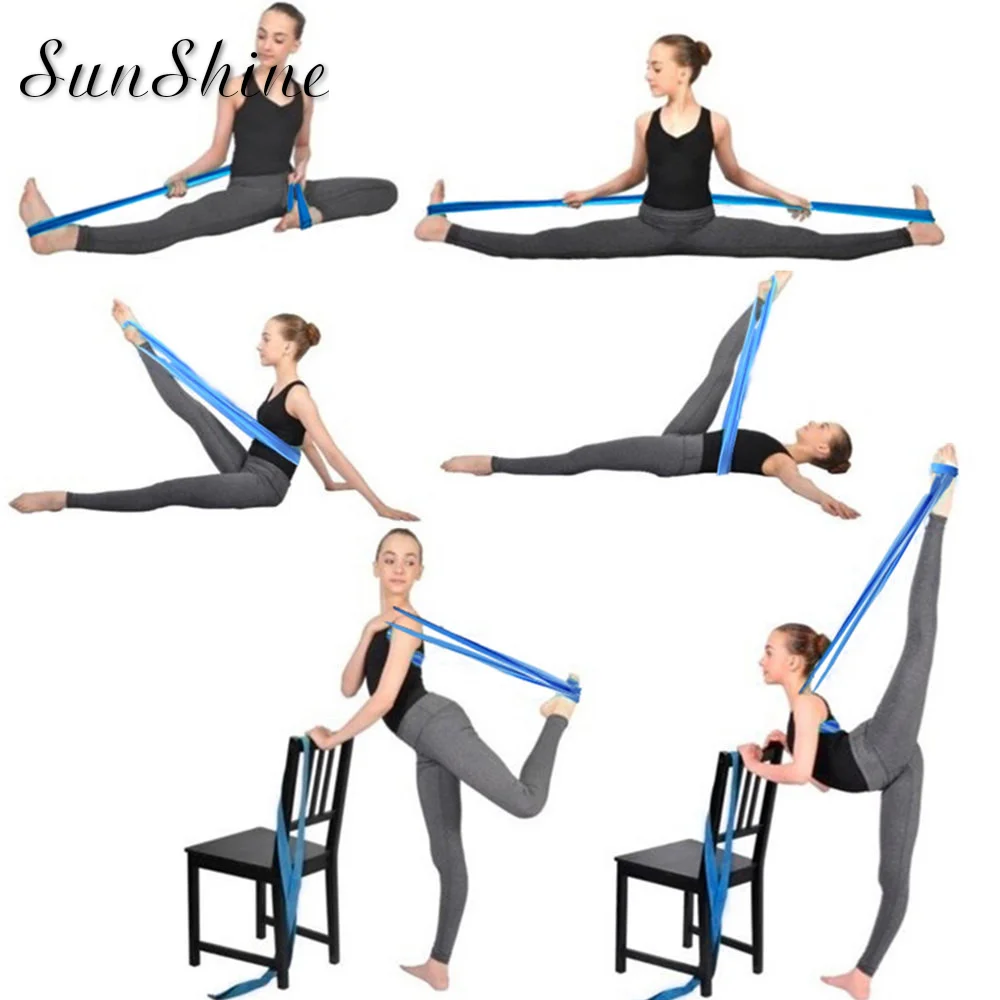 1 шт. Детские Эспандеры для йоги тянущиеся веревки фитнеса пояса из натурального